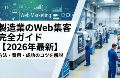 製造業のWeb集客完全ガイド【2026年最新】方法・費用・成功のコツを解説