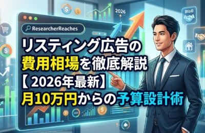 リスティング広告の費用相場を徹底解説【2026年最新】月10万円からの予算設計術