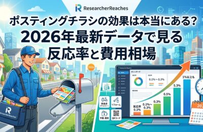 ポスティングチラシの効果は本当にある?2026年データで見る反応率と費用相場