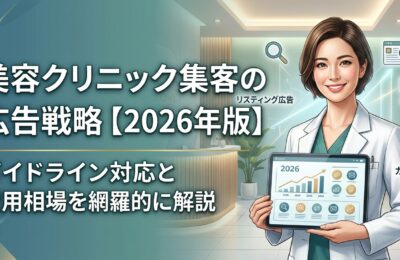 美容クリニック集客の広告戦略【2026年版】ガイドライン対応と費用相場