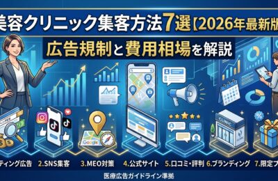 美容クリニック集客方法7選【2026年最新版】広告規制と費用相場を解説