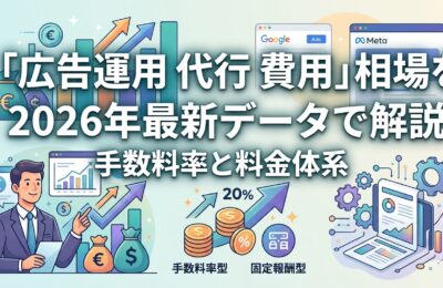 「広告運用 代行 費用」相場を2026年最新データで解説|手数料率と料金体系