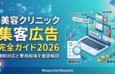 「美容クリニック 集客 広告」完全ガイド2026｜規制対応と費用相場を徹底解説