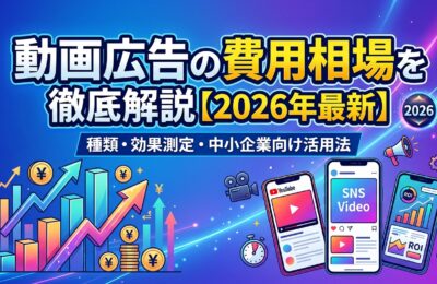 動画広告の費用相場を徹底解説【2026年最新】種類・効果測定・中小企業向け活用法