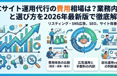 ECサイト運用代行の費用相場は?業務内容と選び方を2026年最新版で徹底解説