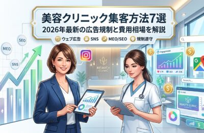 美容クリニック集客方法7選|2026年最新の広告規制と費用相場を解説