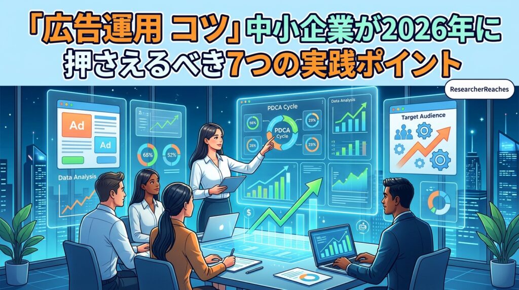 「広告運用 コツ」中小企業が2026年に押さえるべき7つの実践ポイント