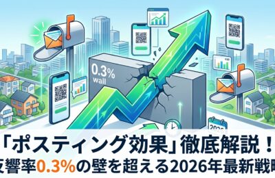 「ポスティング効果」徹底解説!反響率0.3%の壁を超える2026年最新戦略